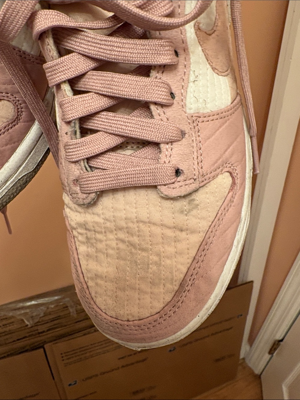 Dunk High Next Nature "Toasty - Pink Oxford" sneakers - Picture 5 of 9